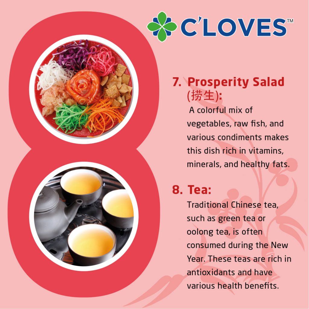 Prosperity Salad (捞生), Tea